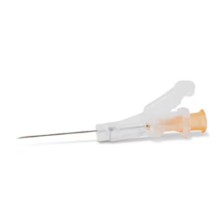 BD  # 305916 - Needle 25 Gauge x 1 Inch SafetyGlide Bevel Shield Sterile Blue Shelf Pack,  50/BX, 10 BX/CA