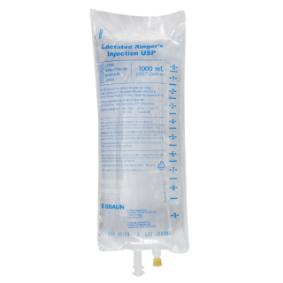 B Braun # L7500 - SOLUTION, RINGER'S, LACTATED, IV, 1000ML, 12/CS