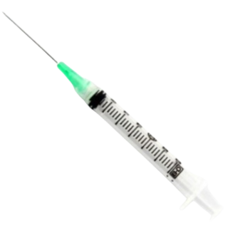 BD  # 309632 - Syringe 5cc Luer Lock with Detachable 21G x 1