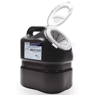 BD  # 305075 - RCRA Collector, 3 Gallon, One-Piece Funnel Hazardous Pharmaceutical Waste Container, 12/CS (Continental US Only)