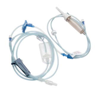 BD  # 11532269 - Alaris Pump Module Set Low Sorbing IV Set with 0.2 Micron Filter Check Valve and Dual SmartSite Needle-Free Valves, 20/CS