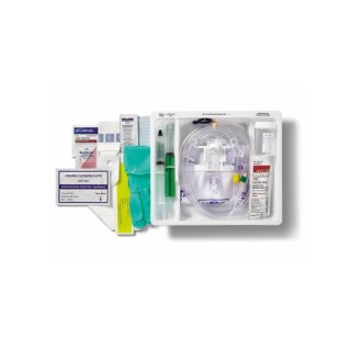 Medline # URO170714 - 100% Silicone 1-Layer Foley Catheter Tray with Drain Bag