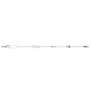 BD  # C24112 - Infusion Set with 2-Piece Male Luer Lock, 26 Inch Length, 4 mL Priming Volume,, 50/CS (Continental US Only)