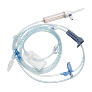Carefusion # 2465-0007 - Low Sorbing IV Administration Set, 20 Drop, 116