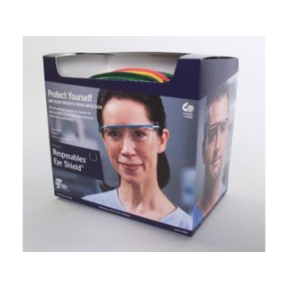 TIDI Products # 9211-100 - Eyeshield Frame, Reposable, Assorted Colors, Pre-Assembled, Non-Sterile, 100/