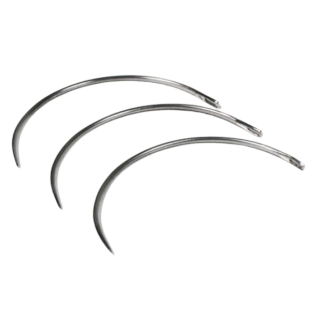 Carefusion # SN10-004 - Mayo Needle with Catgut Suture, Size 4, 1/2 Circle, Non-Sterile, 12/DZ