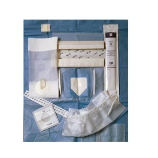 Cardinal Health # 3524 - Drape Tape  Sterile, Latex-Free Surgical Adhesive Tape, 4 x 18 Inches,  2EA/PK, 320 EA/CS, 160 PK/CS