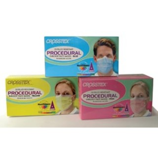 Crosstex International # GCPPK - ASTM Level 2 Mask, Pink, Latex Free