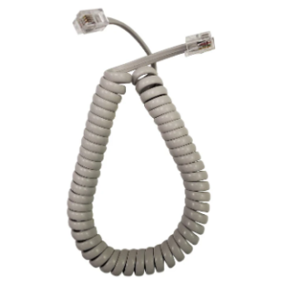 Carefusion # CB0046 - Coiled Replacement Cable for Elite 200 Doppler  6-Foot, RJ22 Connectors, Latex-Free, EA