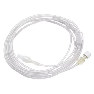 BD  # 10896354 - Smallbore Extension Set 110 Inch with Pinch Clamp Spin Male Luer Lock 6 mL Fluid Path DEHP-Free, 100/cs (Continental US Only)