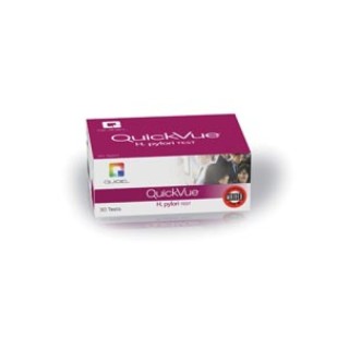 Quidel # 0W010 - Quickvue® H. Pylori GII, CLIA Waived, 30 tests/kit (Minimum Expiry Lead is 90 days)