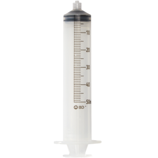 BD  # 309680 - Syringe, 50mL, Luer-Lok Tip, Sterile Convenience Pack Tray, Latex-Free  Large-Volume Syringe for Accurate Fluid Handling, 20 TRAY/PK, 6 PK/CS