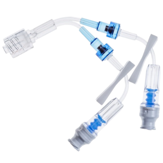 BD  # 20021E - Smallbore Extension Set 6 Inch J-Loop with SmartSite Needle-Free Connector 0.2 mL Priming Volume DEHP-Free, 100/CS (Continental US Only)