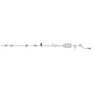 B Braun # 470119 - Infusomat Space Pump IV Set with UV-Resistant Tubing, 24/CS
