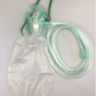 Carefusion # 001210 - Adult 3-in-1 High-Concentration Oxygen Mask with 7' Tube  Non-Rebreather, Under-the-Chin Style, Single-Use, EACH