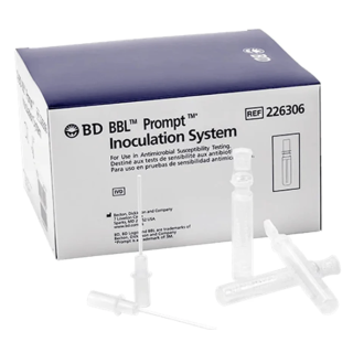 BD  # 226306226306 - BBL Prompt Inoculation System with 60 Saline Tubes and 60 Precision Wands for Antimicrobial Susceptibility Testing (60/PK)