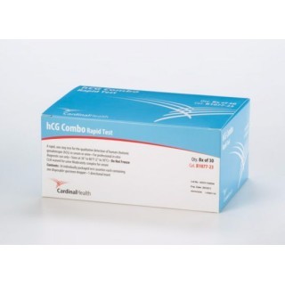 Cardinal Health # B1077-23 - Hcg Rapid Combo Urine Serum Test Fast And Reliable Pregnancy Testing For Medical Professionals, 30/BX