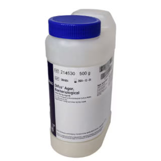 BD  # 214040 - Difco Bacto Agar Dehydrated Culture Media, 10 kg Pail, Temperature-Sensitive Non-Returnable Laboratory Agar