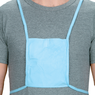 Deroyal # M4209D06 - Non-Woven Telemetry Pouch with Ties, Durable and Lightweight Design, 50/CS