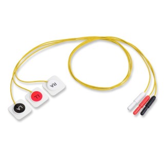 Cables & Sensors # L3-RT60D0 - GE Healthcare Compatible Disposable ECG Leadwire 3 Leads Radiotranslucent Adhesive Electrode - Neonate Box of 10