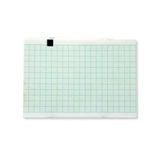 Cables & Sensors # 11997 - Schiller Compatible ECG/EKG Chart Paper - 2157-007A Size: 70 x 100 Green Grid,200 Sheets