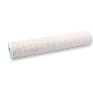 Cables & Sensors # 11936 - Bionet Compatible ECG/EKG Chart Paper - B-ECG-P10 Size: 215 x 30 Full Red Grid