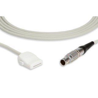 Cables & Sensors # E708M-14P0 - Invivo Compatible SpO2 Adapter Cable 215 cm Bag of 1 Compatible with Invivo Escort M