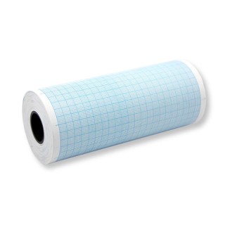 Cables & Sensors # 11989 - Qmed Compatible ECG/EKG Chart Paper - INA-001 Size: 120 x 30 Full Blue Grid