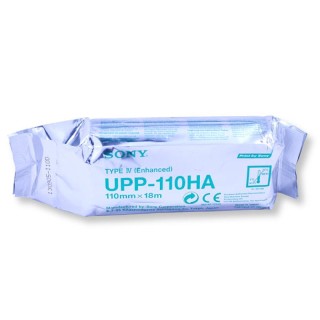 Cables & Sensors # 12005 - Sony Compatible ECG/EKG Chart Paper - UPP-110HA Size: 110 x 18 Approx. 240 Prints per Roll