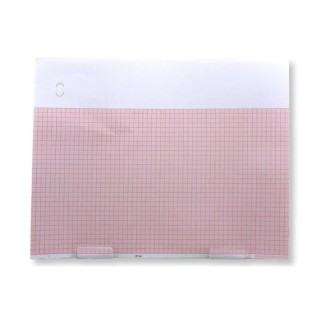 Cables & Sensors # 11968 - Philips Compatible ECG/EKG Chart Paper - M2233A Size: 214 x 280 Blank Header,300 Sheets