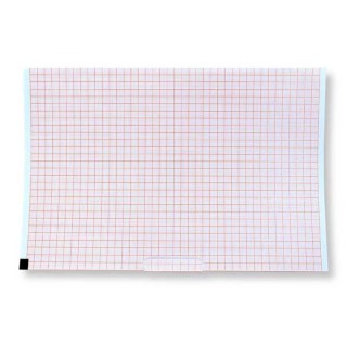 Cables & Sensors # 11986 - Nihon Kohden Compatible ECG/EKG Chart Paper - PA9100Z Size: 210 x 140 Full Red Grid,142 Sheets