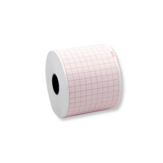 Cables & Sensors # 11943 - Mortara > Burdick Compatible ECG/EKG Chart Paper - 007958 Size: 50 x 46 Full Orange Grid
