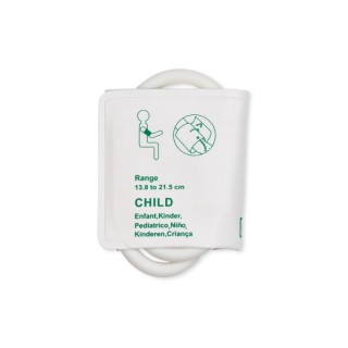 Cables & Sensors # F1760S-C18-050 - Disposable NIBP Cuff Pediatric Single Hose 13.8 - 21.5 cm Bag of 10