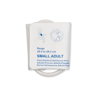 Cables & Sensors # 10126 - Disposable NIBP Cuff Adult Small Dual Tube Hose 20.5 - 28.5 cm Box of 5