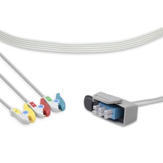 Cables & Sensors # LAT3-90DP-I0 - Philips Compatible Disposable ECG Leadwire 3 Leads Pinch/Grabber Box of 10