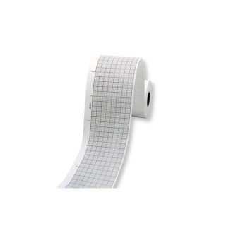 Cables & Sensors # 11965 - Philips Compatible ECG/EKG Chart Paper - 40453 Size: 50 x 30 Header, Full Black Grid
