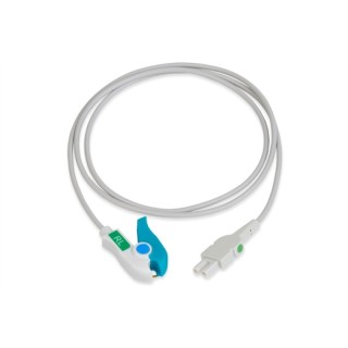 Cables & Sensors # X-MQ-90PE-I0 - GE Healthcare > Marquette Compatible ECG Leadwire Leads Pinch/Grabber, N Bag of 1