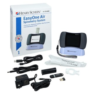 Henry Schein # 2500-2HS - Henry Schein EasyOne Air Digital Spirometer Color Touch Screen Bat Op Ea