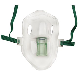 Carefusion # 1207 - Aerosol Mask, High Concentration Adult  Durable Medical Mask for Effective Respiratory Therapy, 50 EA/CS