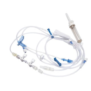BD  # 10015896 - Alaris Pump Module Set with Check Valve, Dual 4-Way Stopcocks, 3 SmartSite Needle-Free Valves, 10/VS (Continental US Only)