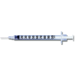BD  # 309623 - Syringe 1cc Luer Slip 27G x 