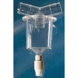Carefusion # 5275P - Disposable Adult In-Line Water Trap with Twist Valve  22mm Tubing, Non-Sterile, 50/CS