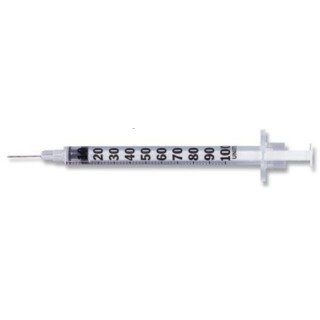 BD  # 329420 - Insulin Syringe 1cc 28G x 1/2