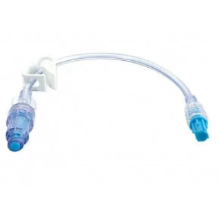 BD  # MPX9102-C - MaxPlus Clear Kink Resistant Extension Set 9.5 Inch with Needleless Connector and Y-Site 1.6 mL Priming Volume, 50/CS