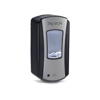 Gojo # 1972-04 - Dispenser, 1200mL, Chrome/ Black, 4/