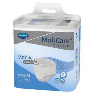 Hartmann # 165272 - MoliCare Premium Elastic Brief, 6 Drops, Medium, 30/pk, 3 pk/cs