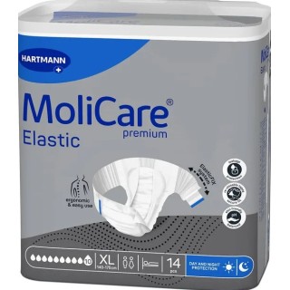 Hartmann # 165674 - MoliCare Premium Elastic Brief, 10 Drops, X-Large, 14/Pack, 4 Packs/Case