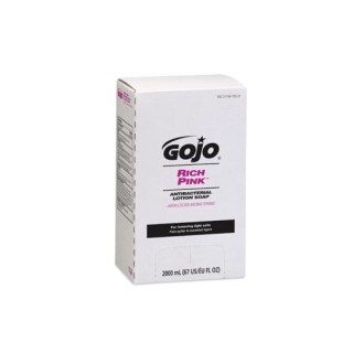 Gojo # 7220-04 - Rich Pink Antibacterial Lotion Soap, 4/