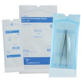 Cardinal Health # 92028 - Self-Seal Autoclave Pouch  Reliable Sterile Packaging for Medical Instruments, 6PK/CS
