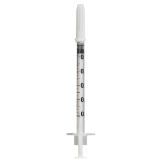 BD  # 305535 - Allergy Tray Syringe 0.5cc 27G x 